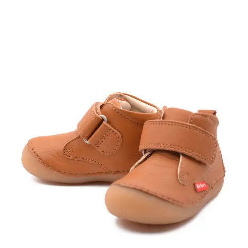 Ghete Sabio, piele naturala, talpa flexibila, camel, Kickers- 739058-10-116-24-Kickers Ghete Sabio, piele naturala, talpa flexibila, camel, Kickers- 739058-10-116-24-Kickers