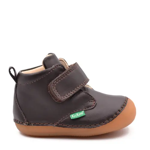 Ghete Sabio, piele naturala, talpa flexibila, maro inchis, Kickers- 584348-10-92-24-Kickers Ghete Sabio, piele naturala, talpa flexibila, maro inchis, Kickers- 584348-10-92-24-Kickers