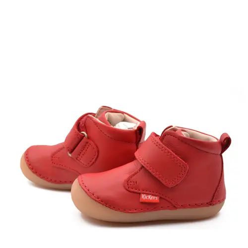 Ghete Sabio, piele naturala, talpa flexibila, rosu, Kickers- 584348-10-4-24-Kickers Ghete Sabio, piele naturala, talpa flexibila, rosu, Kickers- 584348-10-4-24-Kickers