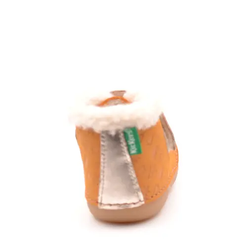 Ghete So Schuss, piele naturala, talpa flexibila, captuseala, maro cognac, Kickers- 909730-10-72-24-Kickers