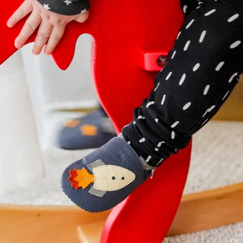 Pantofi de interior din piele naturala, talpa din piele antiderapanta, Apollo, Liliputi- 2006001013382-Liliputi