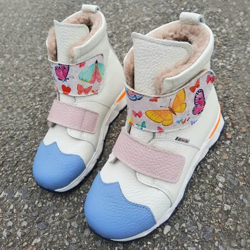 Ghete fete, piele naturala, roz, fluturas, Ronja- Ari-209-1-30-Ariana Baby Shoes Ghete fete, piele naturala, roz, fluturas, Ronja- Ari-209-1-30-Ariana Baby Shoes