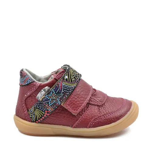 Pantofi din piele naturala, talpa flexibila, rosu bordeaux, Deborah- Ari-002-26-Ariana Baby Shoes Pantofi din piele naturala, talpa flexibila, rosu bordeaux, Deborah- Ari-002-26-Ariana Baby Shoes