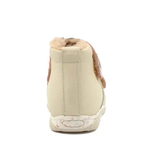 Ghete primii pasi, piele naturala, talpa flexibila, bej roz, Gloria - Ari-206-18-