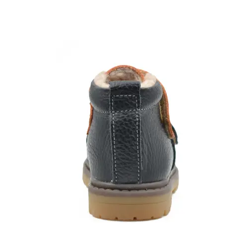 Ghete primii pasi, piele naturala, talpa flexibila, negru - Ari-208-1-20-