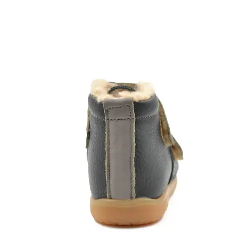 Ghete primii pasi, piele naturala, talpa flexibila, negru, Lukas - Ari-204-18-