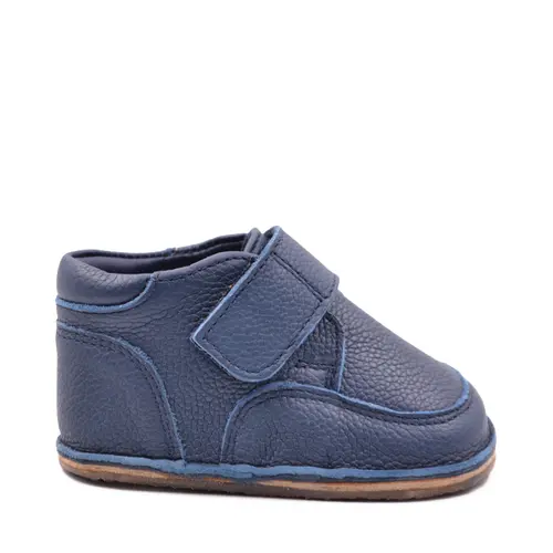 Ghete barefoot din piele naturala pentru copii, primii pasi, inchidere cu scai si talpa din flexibila, bleumarin- RO-14-3-24-By Pebebe Ghete barefoot din piele naturala pentru copii, primii pasi, inchidere cu scai si talpa din flexibila, bleumarin- RO-14-3-24-By Pebebe