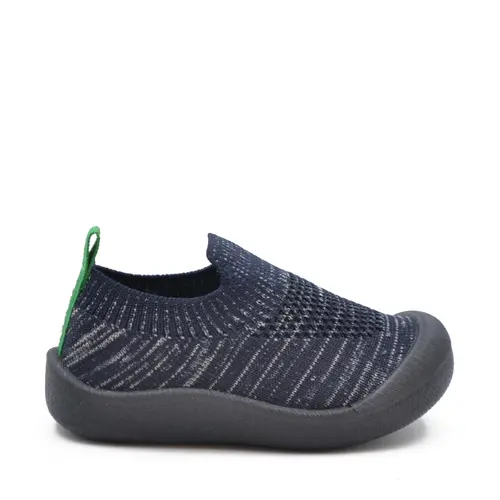 Pantofi Kick Easy, material textil, talpa flexibila, bleumarin, Kickers- 878461-10-10-24-Kickers