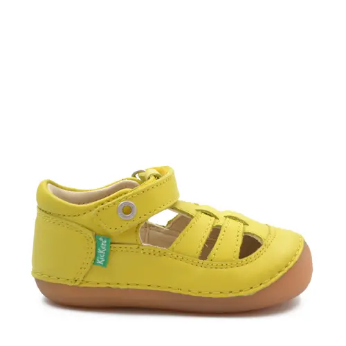 Sandale Sushy, piele naturala, talpa flexibila, galben, Kickers- 611084-10-72-25-Kickers Sandale Sushy, piele naturala, talpa flexibila, galben, Kickers- 611084-10-72-25-Kickers