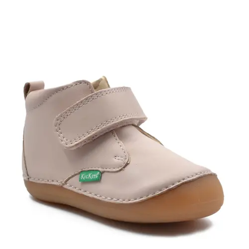 Ghete Sabio, piele naturala, talpa flexibila, roz deschis, Kickers- 584348-10-131-24-Kickers