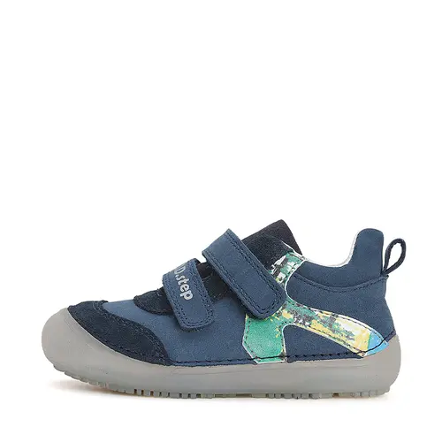 Pantofi Barefoot piele, scai, albastru, D.D.Step- S063-41948M-30-D.D. Step