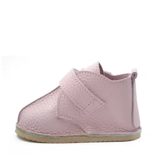 Ghete barefoot copii, piele naturala, talpa flexibila, roz lila, - RO-104-7-24-