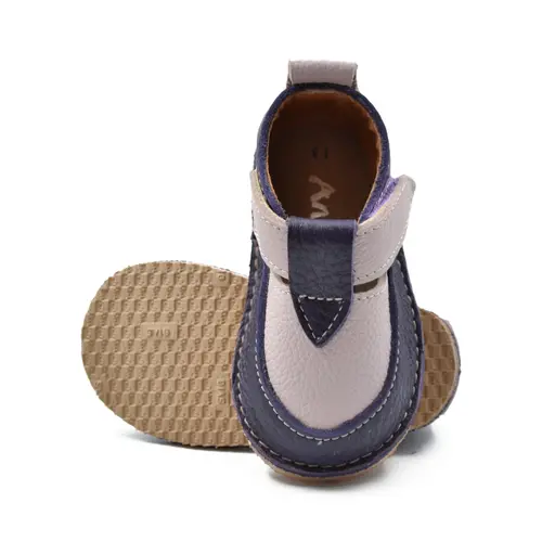 Pantofi barefoot, primii pasi, talpa flexibila, mov, Miki- RO-301-6-24-By Pebebe Pantofi barefoot, primii pasi, talpa flexibila, mov, Miki- RO-301-6-24-By Pebebe