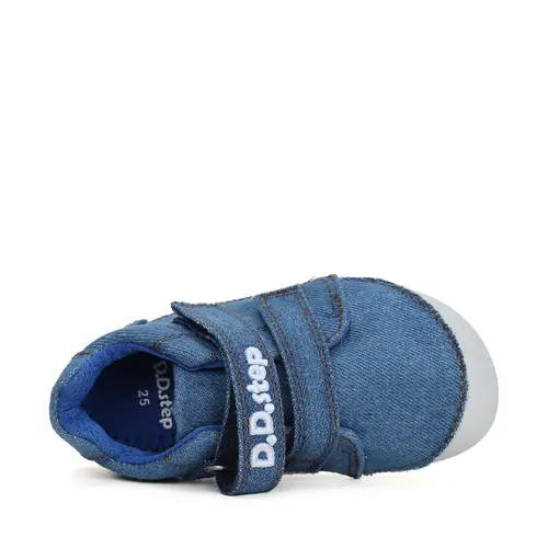 Pantofi barefoot baieti, material textil, denim, D.D.Step- C063-41360M-31-D.D. Step