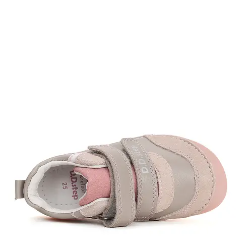 Pantofi Barefoot piele, scai, gri-roz, D.D.Step- S063-41948BM-30-D.D. Step Pantofi Barefoot piele, scai, gri-roz, D.D.Step- S063-41948BM-30-D.D. Step
