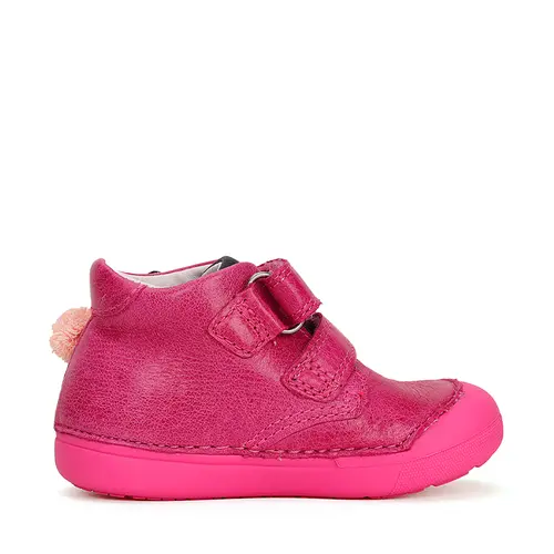 Pantofi din piele naturala, barefoot, roz, pudel, D.D.Step- S066-41382A-25-D.D. Step