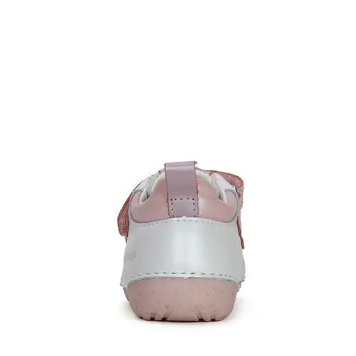 Pantofi din piele naturala, D.D.Step, alb- S015-41509C-24-D.D. Step