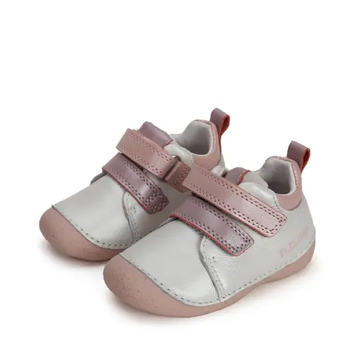 Pantofi din piele naturala, D.D.Step, alb- S015-41509C-24-D.D. Step