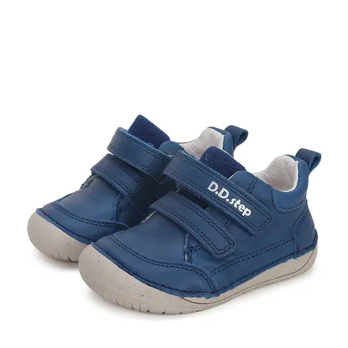 Pantofi, piele naturala, barefoot, albastru, D.D.Step- S070-41351A-25-D.D. Step