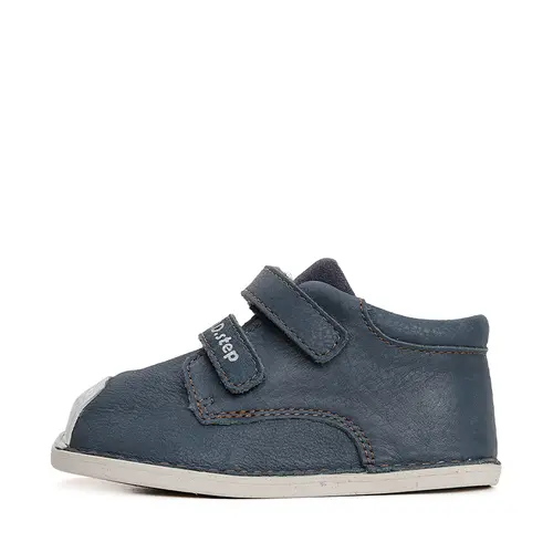 Pantofi barefoot copii, piele naturala, talpa din cauciuc, bleumarin, D.D.Step- S085-41744A-26-D.D. Step