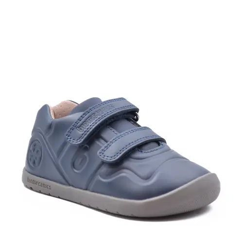 Pantofi copii, piele naturala, Biogateo Wider, albastru, Biomecanics- 241160-A183-26-Biomecanics
