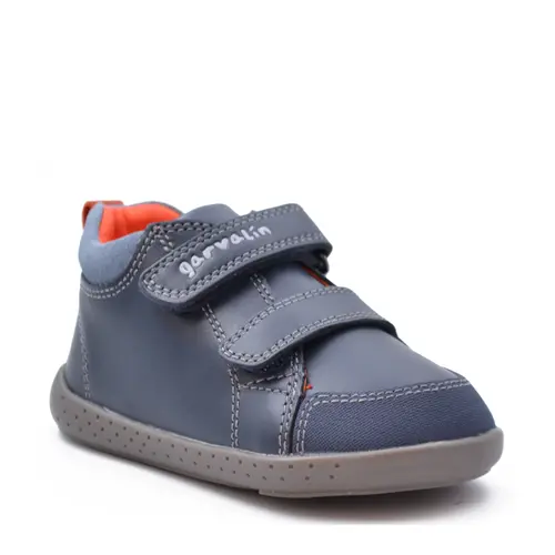 Pantofi copii, piele naturala, Soft & Fun, albastru, Garvalin- 241301-A183-23-Garvalin