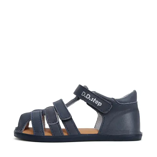 Sandale barefoot, piele naturala, bleumarin, D.D.Step- G076-41876-25-D.D. Step