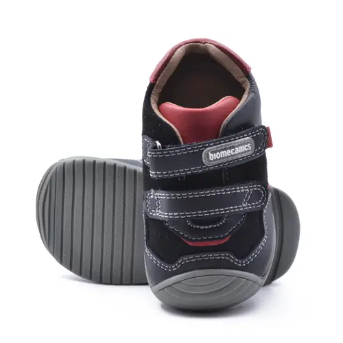 Pantofi baieti, piele naturala, Biogateo Urban Casual, negru, Biomecanics- 241121-A054-24-Biomecanics