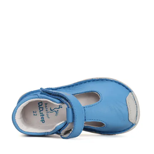 Pantofi barefoot copii, piele naturala, talpa din cauciuc, albastru, D.D.Step- H085-41850-26-D.D. Step Pantofi barefoot copii, piele naturala, talpa din cauciuc, albastru, D.D.Step- H085-41850-26-D.D. Step