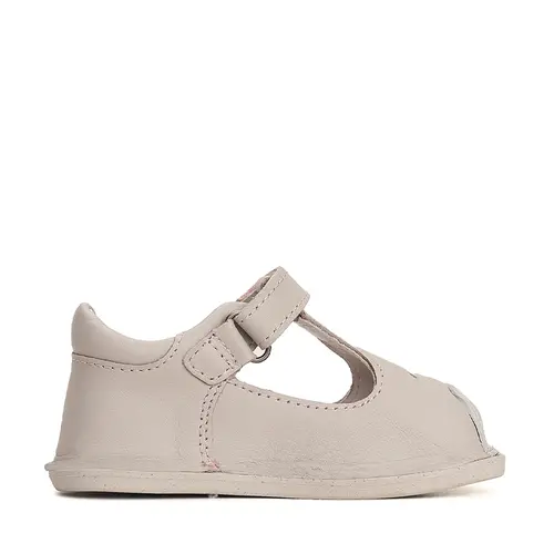 Pantofi barefoot copii, piele naturala, talpa din cauciuc, gri, D.D.Step- H085-41850B-26-D.D. Step