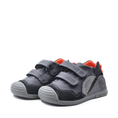 Pantofi copii, piele naturala, Biogateo Urban Casual, negru, Biomecanics- 241120-A054-24-Biomecanics