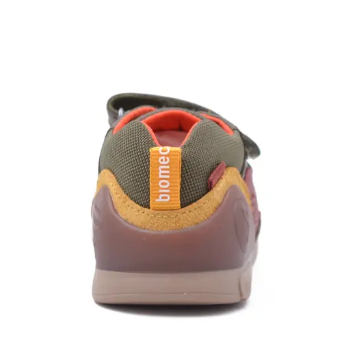 Pantofi copii, piele naturala, Biogateo Urban Casual, verde uscat, Biomecanics- 241120-B788-24-