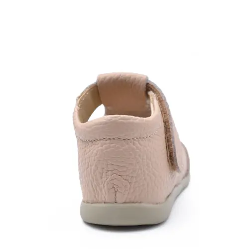 Pantofi din piele naturala, decupati, primii pași, Roz, Klara- ARI-30-1-26-