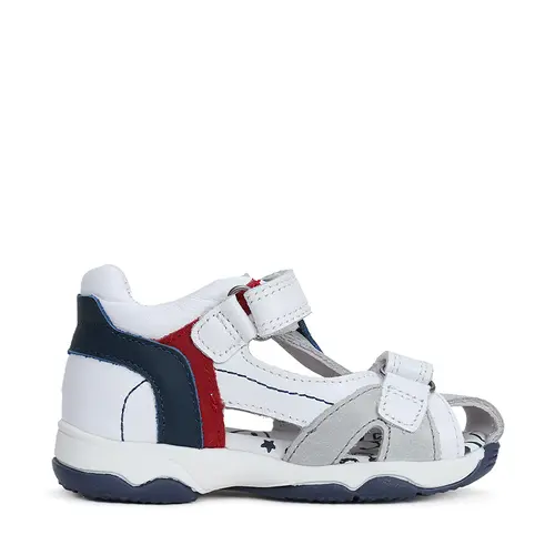 Sandale baieti, piele naturala, alb albastru, D.D.Step- G064-41451A-25-D.D. Step