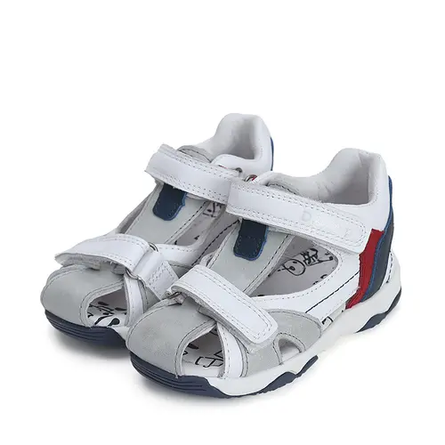 Sandale baieti, piele naturala, alb albastru, D.D.Step- G064-41451A-25-D.D. Step