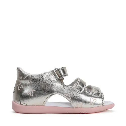 Sandale baieti, piele naturala, inimioare, auriu, D.D.Step- G075-41906D-23-D.D. Step