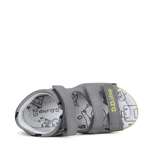 Sandale baieti, piele naturala, liliac, gri, D.D.Step- G075-41906B-23-D.D. Step Sandale baieti, piele naturala, liliac, gri, D.D.Step- G075-41906B-23-D.D. Step