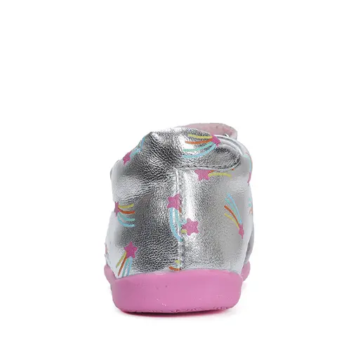 Sandale fete, piele naturala, stelute curcubeu, argintiu, D.D.Step- G075-41906E-23-D.D. Step Sandale fete, piele naturala, stelute curcubeu, argintiu, D.D.Step- G075-41906E-23-D.D. Step