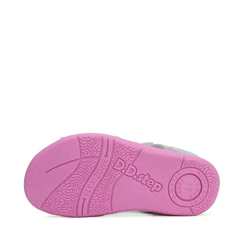 Sandale fete, piele naturala, stelute curcubeu, argintiu, D.D.Step- G075-41906E-23-D.D. Step Sandale fete, piele naturala, stelute curcubeu, argintiu, D.D.Step- G075-41906E-23-D.D. Step