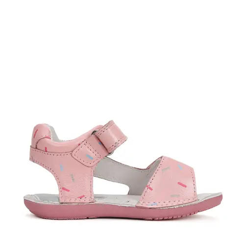 Sandale barefoot copii, piele naturala, roz, D.D.Step- G080-41185CM-31-D.D. Step