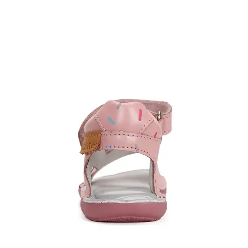 Sandale barefoot copii, piele naturala, roz, D.D.Step- G080-41185CM-31-D.D. Step