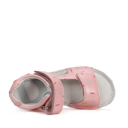 Sandale barefoot copii, piele naturala, roz, D.D.Step- G080-41185CM-31-D.D. Step