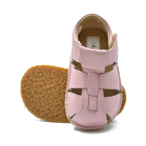 Sandale barefoot, piele naturala, talpa flexibila, roz, Carla- ARI-101-1-17-Ariana Baby Shoes Sandale barefoot, piele naturala, talpa flexibila, roz, Carla- ARI-101-1-17-Ariana Baby Shoes
