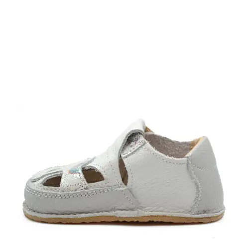 Sandale barefoot, primii pasi, piele naturala, talpa flexibila, alb, print, Rene- Ari-100-4-17-Ariana Baby Shoes Sandale barefoot, primii pasi, piele naturala, talpa flexibila, alb, print, Rene- Ari-100-4-17-Ariana Baby Shoes