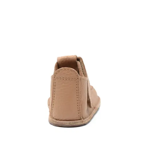 Sandale copii cu scai și talpă flexibilă de cauciuc, maro- RO-13-14-24-By Pebebe