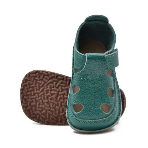 Sandale copii cu scai și talpă flexibilă de cauciuc, verde- RO-13-5-23-By Pebebe Sandale copii cu scai și talpă flexibilă de cauciuc, verde- RO-13-5-23-By Pebebe