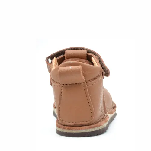 Sandale copii, barefoot, primii pasi, piele naturala, talpa flexibila, inchidere cu scai, maro- RO-100-4-24-By Pebebe Sandale copii, barefoot, primii pasi, piele naturala, talpa flexibila, inchidere cu scai, maro- RO-100-4-24-By Pebebe