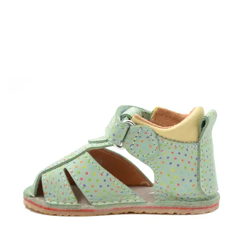 Sandale copii, barefoot, primii pasi, piele naturala, talpa flexibila, inchidere cu scai, vernil pictat- RO-103-13-24-By Pebebe Sandale copii, barefoot, primii pasi, piele naturala, talpa flexibila, inchidere cu scai, vernil pictat- RO-103-13-24-By Pebebe