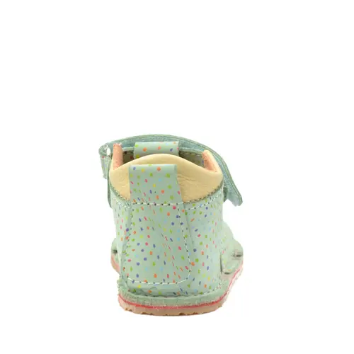 Sandale copii, barefoot, primii pasi, piele naturala, talpa flexibila, inchidere cu scai, vernil pictat- RO-103-13-24-By Pebebe Sandale copii, barefoot, primii pasi, piele naturala, talpa flexibila, inchidere cu scai, vernil pictat- RO-103-13-24-By Pebebe