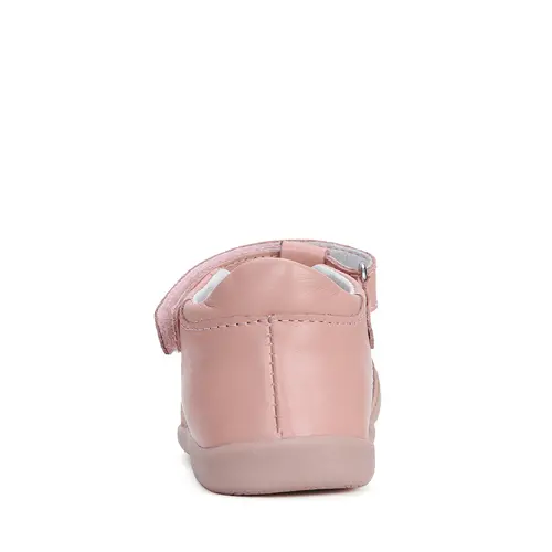 Sandale fete, piele naturala, roz cu barete roz sidef, D.D.Step- G075-41955AM-30-D.D. Step